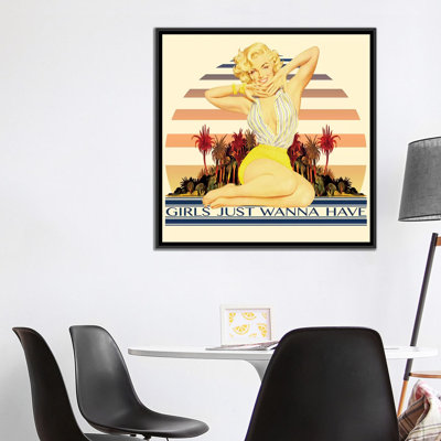 " Vintage Marilyn Monroe Promotional Poster (Girls Just Wanna Have) " by Radio Days
