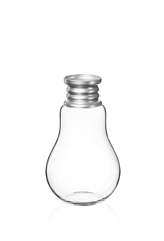 Glass Wall Vase, 36cm H x 25cm W x 25cm D