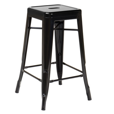 Cheryllynne Counter Stool with Metal Frame