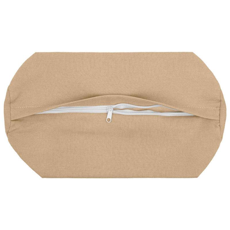Cushion, Cylinder 40cm H x 15cm W, Cream