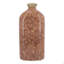 Vase d'appoint en céramique rouge à motif floral 6,7 x 3,7 x 14,4 po
