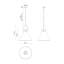 Luminaire suspendu conique à 1 lumière Tiney-88045177-88045174