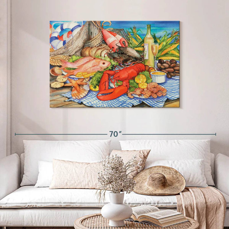 Yarlin Seafood Platter, 30" H x 45" W