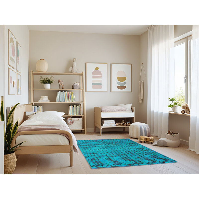 Tapis abstrait moderne 4394, Rectangle 3 pi x 5 pi