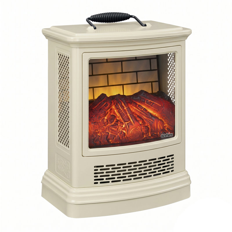 Poêle électrique duraflame® avec effet 3D Flame®, Crème