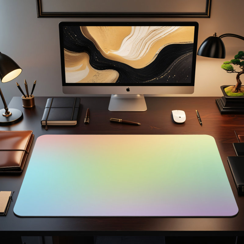 Polyester Desk Pad, 23.6x13.8