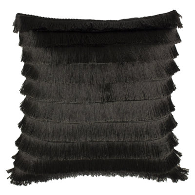 Flicker Graphite Square Cushion