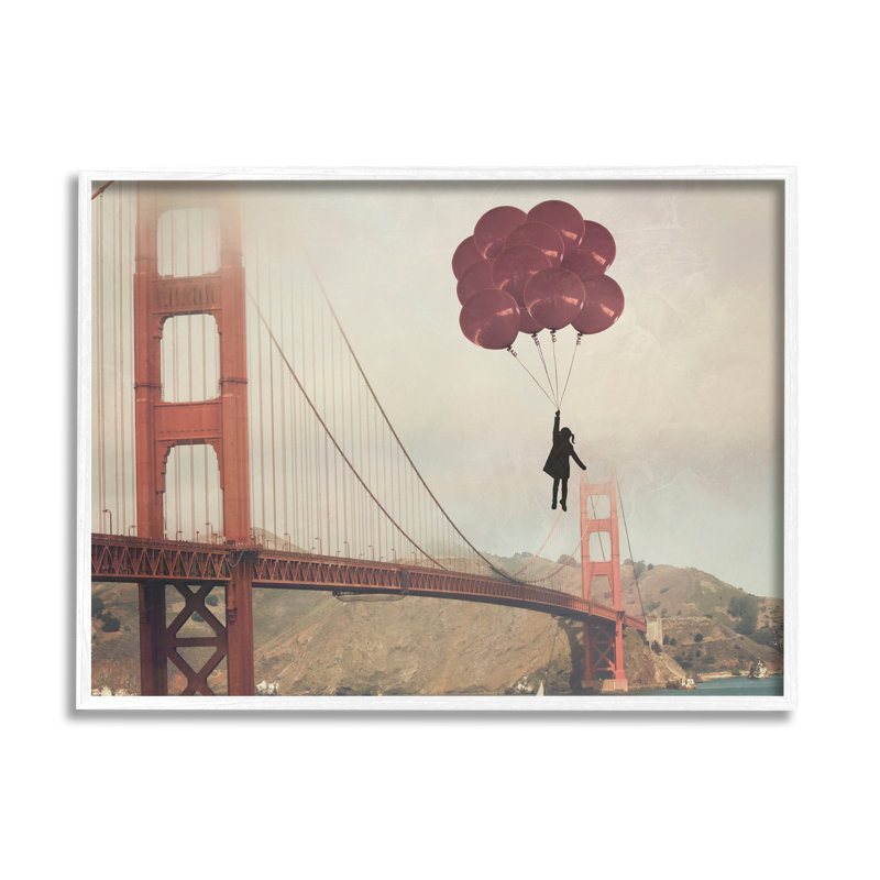 « bridge filles abstract modern design » par ashley davis-reproduction de photo, H 16 po x l 20 po x P 1,5 po