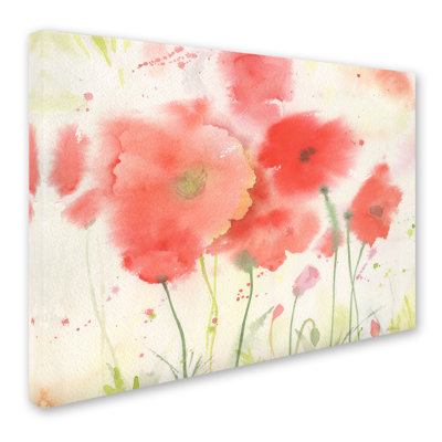 «Coral Fiesta», reproduction d'art sur toile tendue