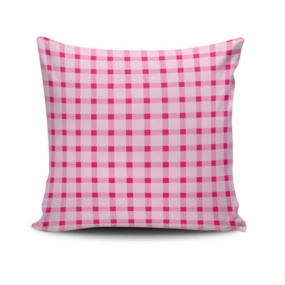 Decorative Cushion, 17.0 x 17.0 Inches, 50% Cotton / 50% Polyester, Machine Washable, Ironable, Silicone Filling, Concealed Zip Closure | Soft & Stylish Throw Pillow for Living Room, Bedroom, & Office Décor