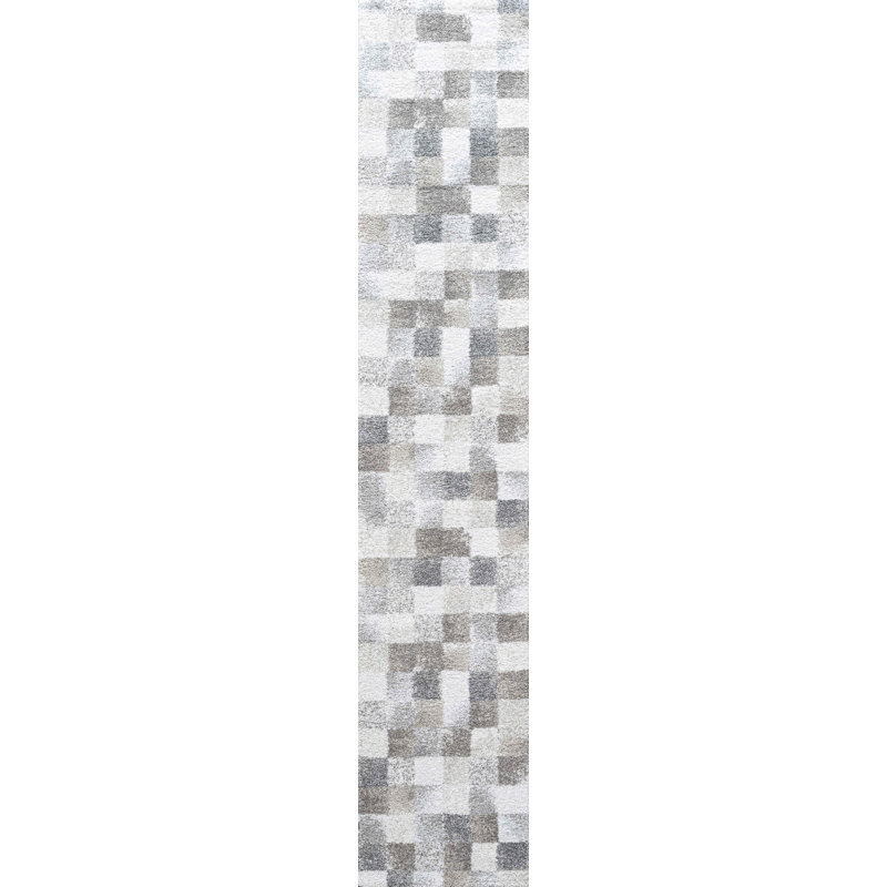 Springer Geometric Area Rug, Runner 67 x 140cm
