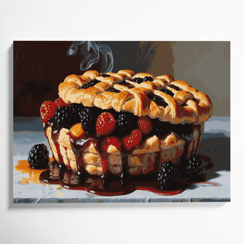 Art mural sur toile Desserts, H 8 po x l 10 po