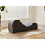 Méridienne ergonomique grise - noyau en mousse ferme pour le confort, housse lavable à la machine, économiseur d'espace pour chaise longue amovible et lavable à la machine-130794292