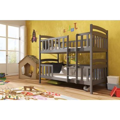 Azaiah Bunk Bed with Built-in Ladder Included