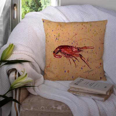 Coussin décoratif intérieur/extérieur crawfish