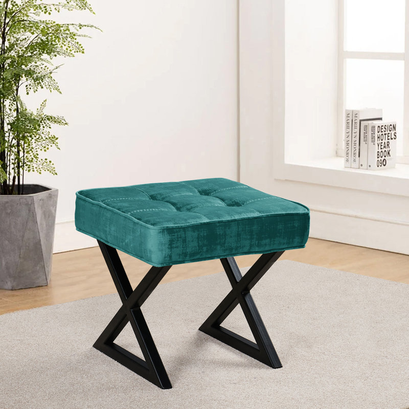 Repose-pieds standard large de 18 po Kadra, Bleu sarcelle foncée