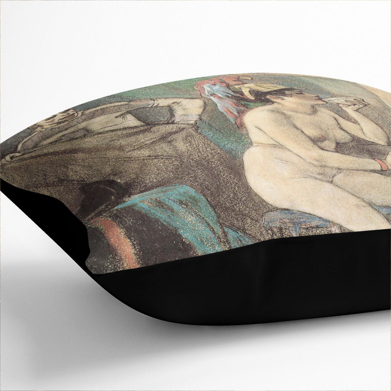 The Circus Scatter Cushion, 40cm H x 40cm W x 15cm D, Black