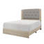Lit standard touffeté en bois massif Yashira-525134117