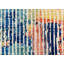 Abstract Area Rug in Blue/Beige/Light Yellow/Red