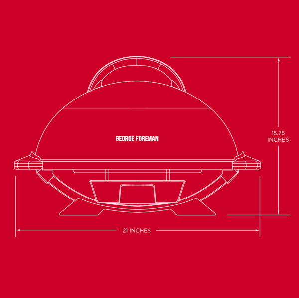  George Foreman, Silver, 12+ Servings Upto 15 Indoor