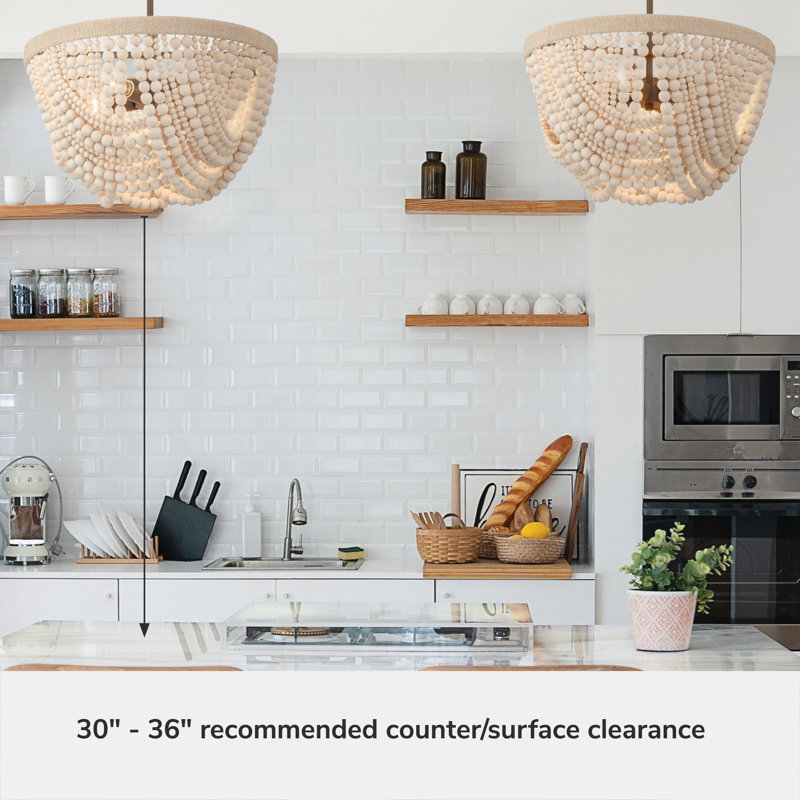 Grand luminaire suspendu 4 lumières Hunter Autumndale