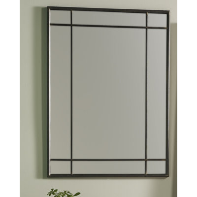 Brynnly Metal Flat Wall Mirror