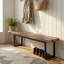 Bancs de salle à manger de style industriel 59 po (ensemble de 2)-1595004642