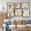 Apolline - ensemble de 5 impressions murales florales-103333896