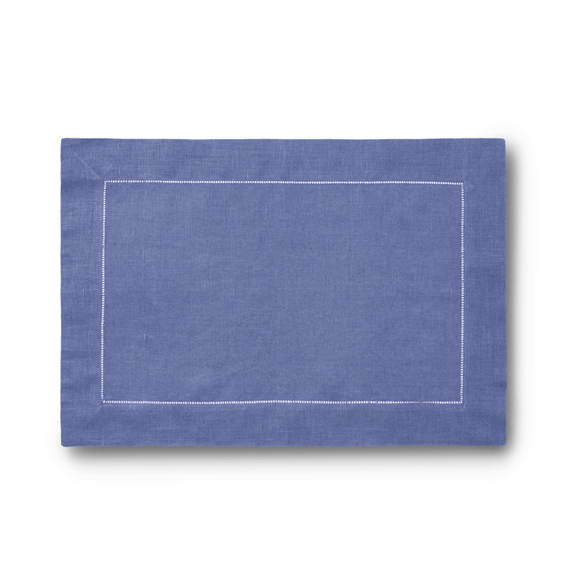 Festival Linen Rectangle Placemats, Lagoon