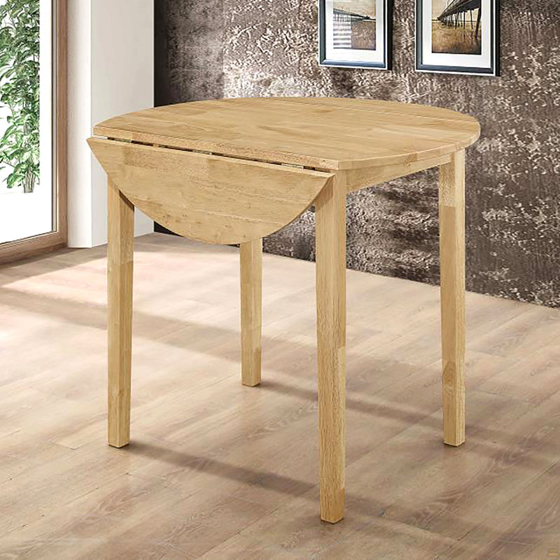 Ensemble de salle à manger 3 pièces avec abattant, Naturel