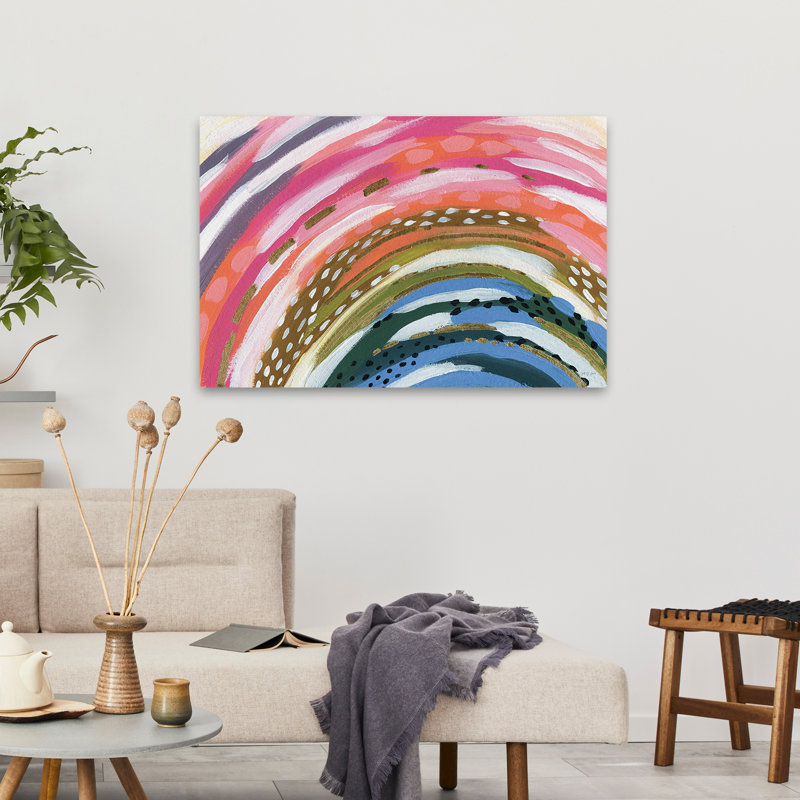 Arches abstraites - Rainbow Splash, H 24 po x l 36 po