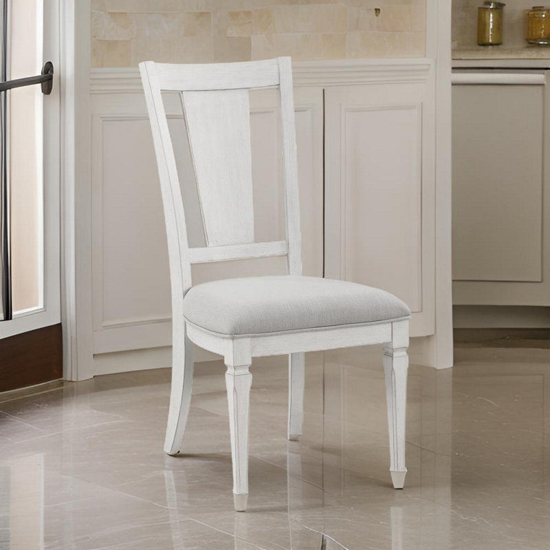 Chaise de salle à manger en mélange de lin Brage