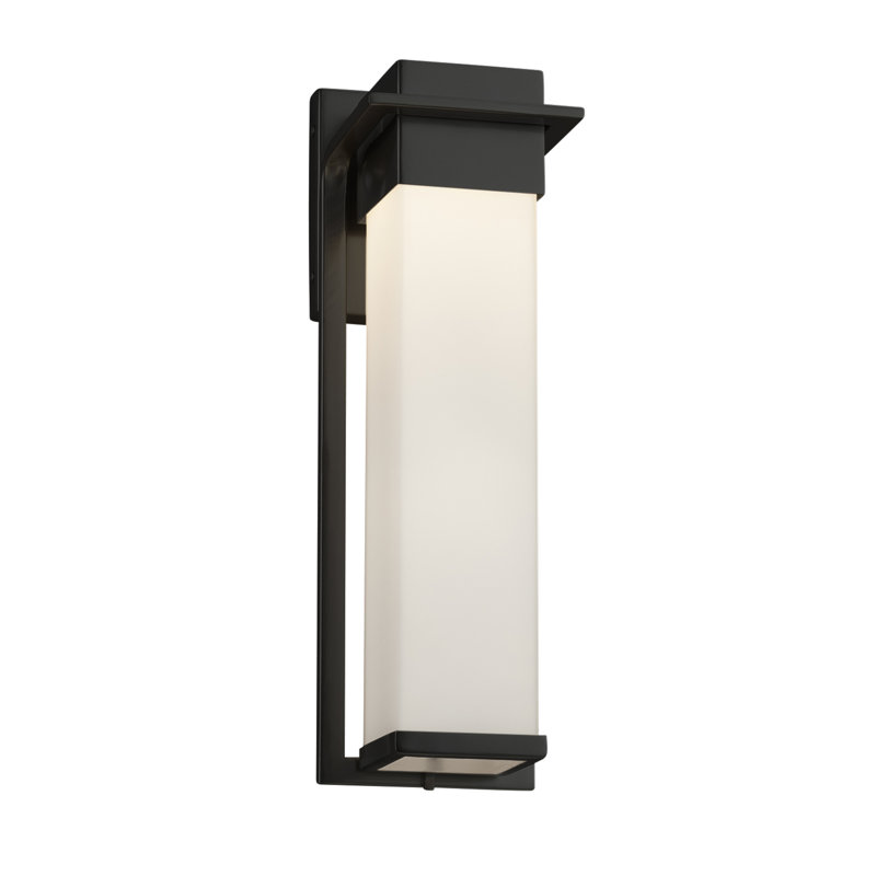 Carlotte LED Wall Light, Dark Bronze, 16.5" H x 5" W x 5.5" D