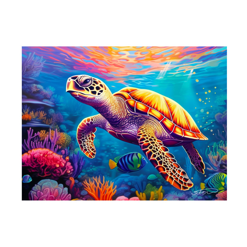 «Mascarenaz Caribbean Dream» sur toile par Stewart, H 14 po x l 19 po x P 2 po