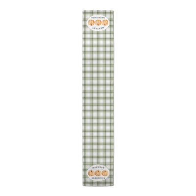 Chassagne Plaid Thanksgiving Table Runner