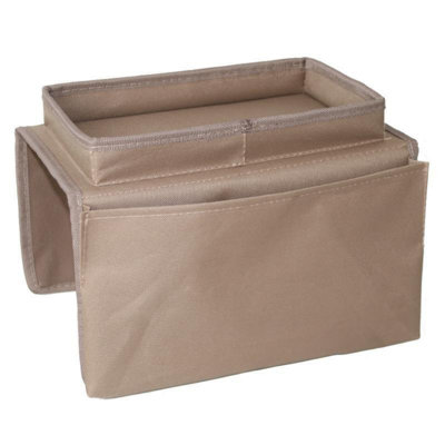 Sofa Armrest Organizer With Cup Holder Tray Couch Armchair Caddy Storage Pockets