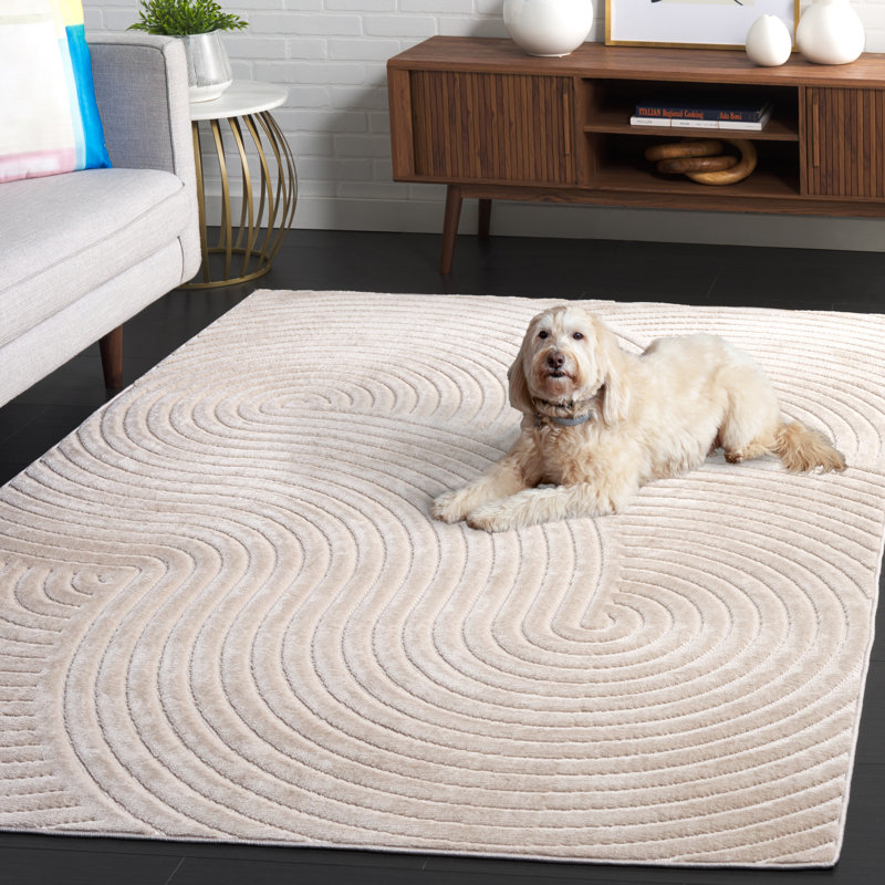 Tapis de couleur unie Selena Performance, Rectangulaire 3 pi x 5 pi