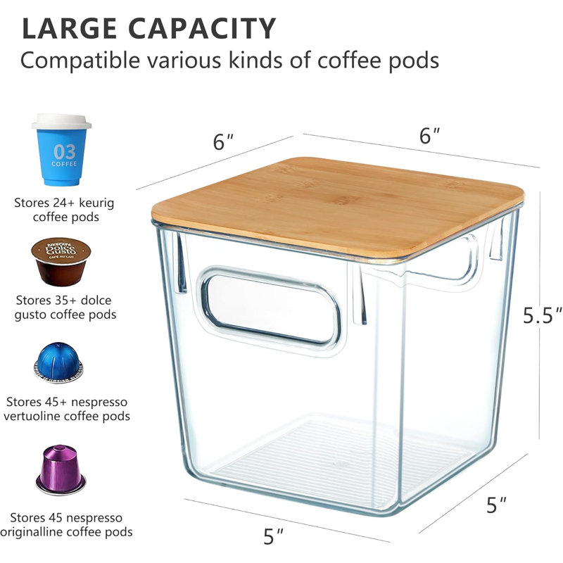 Ensemble de 3 paniers à café avec porte-gobelet K