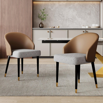  Ensemble de 2 chaises d'appoint Kimla