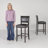 Tewksbury Upholstered Counter Stool with Solid Wood Frame-982278404