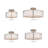 Charlieann Fabric Semi Flush Mount-19680558