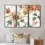 «Orange and Cream Cottage Flowers Twig», peinture sur toile 3 pièces-1434086730-1434086729