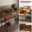 100% bois massif Bureau d'écriture Bureau d'ordinateur Mid Century Modern Home Office Table avec tiroir pour chambre à coucher