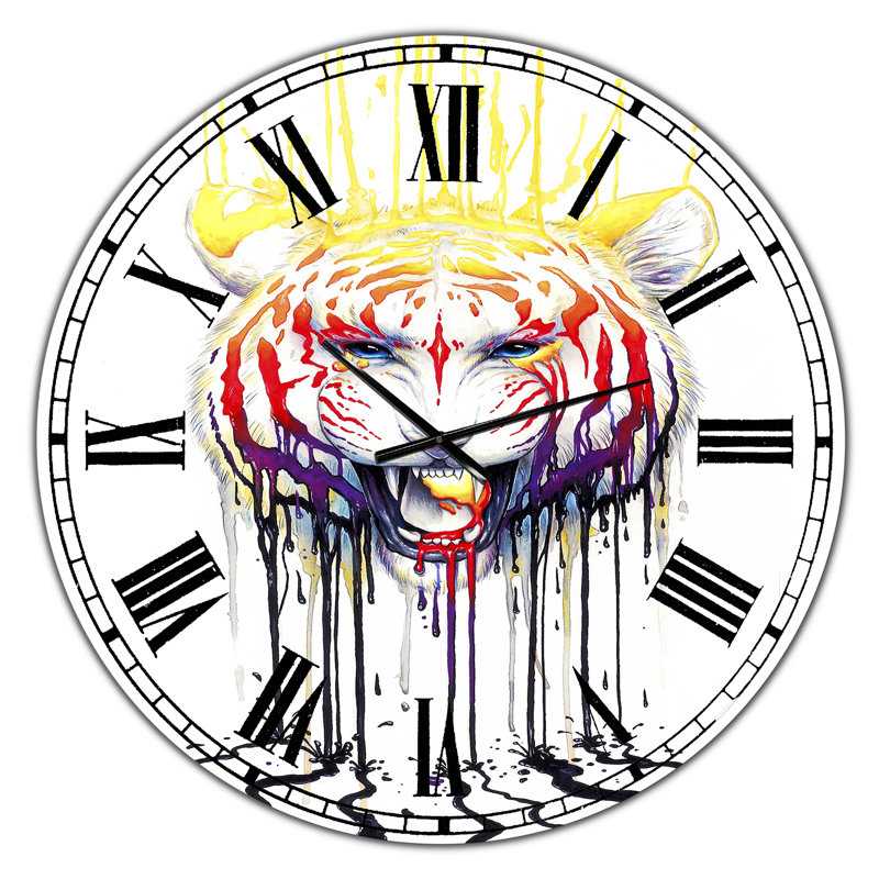 Horloge murale Wild Tiger, Grand