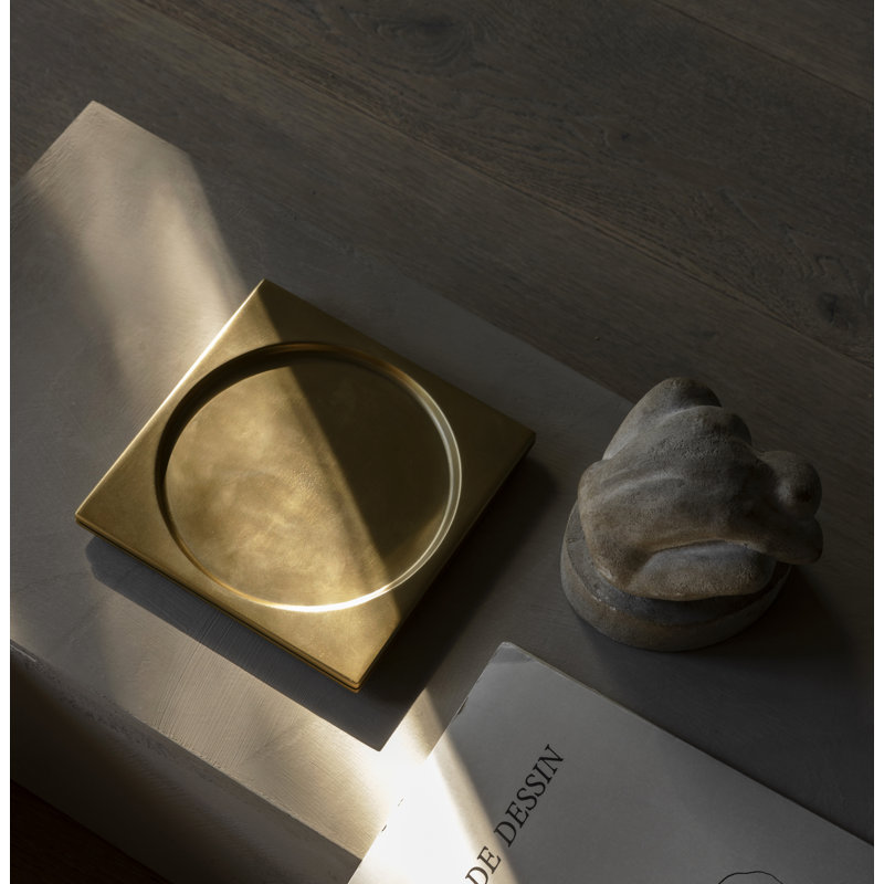 Divot Aluminum Decorative Tray