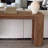 Retro-style solid wood rectangular console table-1024874149
