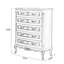 Armoire d'appoint en bois manufacturé brun foncé