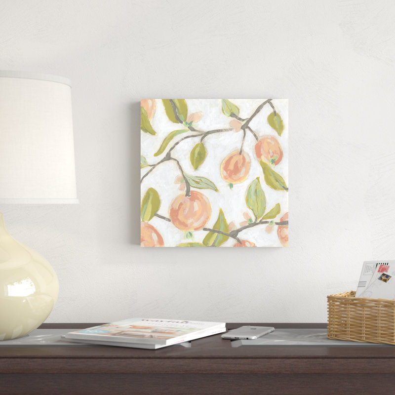 " Fresh Fruit Fresco II " by June Erica Vess Painting Print, 12" H x 12" W x 1.25" D
