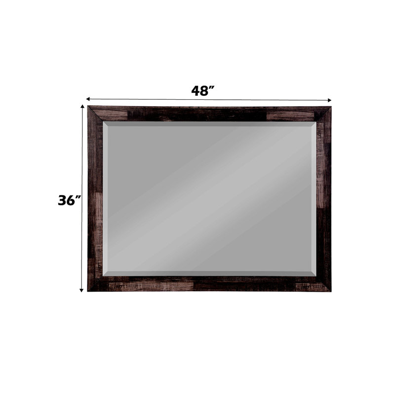 Juniper Dark Cherry Finish Mirror