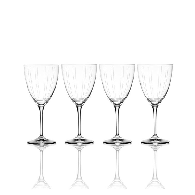 Red wine crystal glasses - Set of 2 Iriana